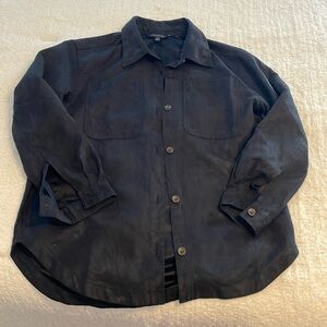 Banana Republic faux suede shacket